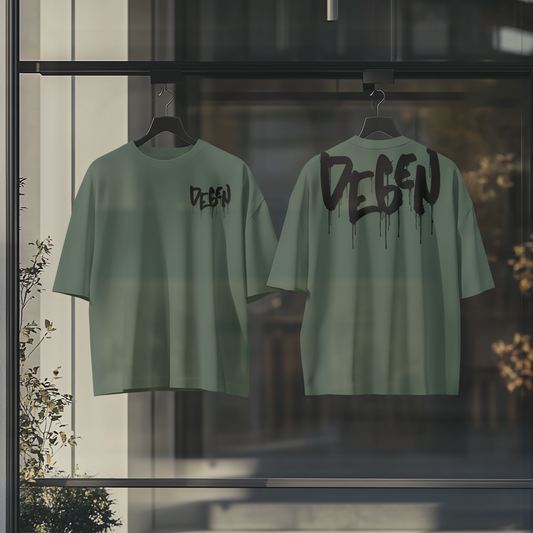DEGEN "Core Drip" Oversized Tee